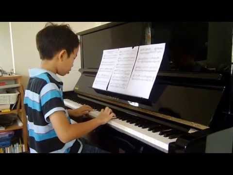 Forrest Gump  Feather  Theme [piano  by my elder son]