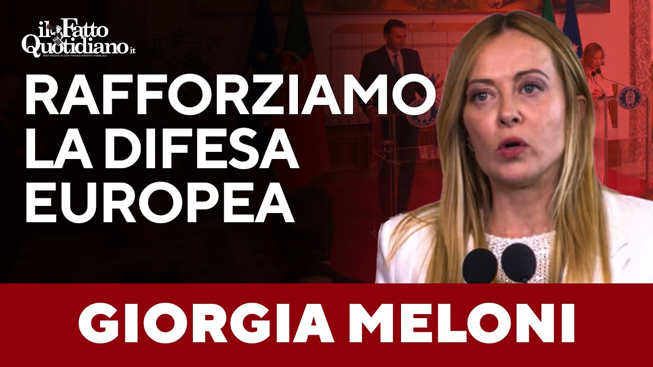 Meloni esulta per le fregate Fincantieri: “Così l’Europa rafforza la sua autonomia”