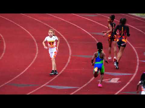 Girl's 60m Prelims Heat 2 TimesSpann Present Trojan Indoor-Outdoor Trials 2024