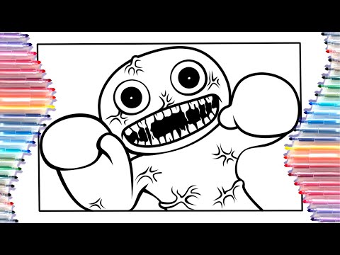 Jumbo Josh Jumpscare Сoloring Page / Garten of Banban 2 / Alan Walker - Fade [NCS Release]