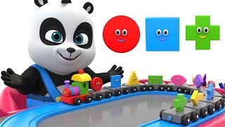 Learn Shapes with Preschool Toy Train - Pinky and Panda Toys TV gameplay video by jconradslp, 2:18 duration