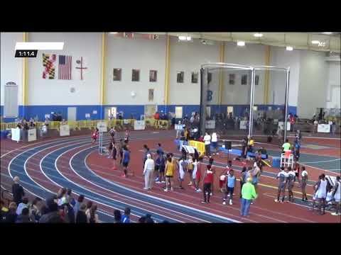 High School Girls 4x200m Relay, Finals 7  DIAA State Indoor Track