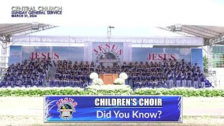 Download Lagu JMCIM | Did You Know | Children's Choir | March 31, 2024 Thumbnail