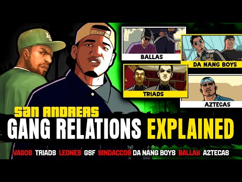 All gang relations in GTA San Andreas | All beefs and alliances explained
