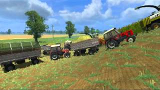 Landwirtschafts simulator 2011 siláž problémy na poli