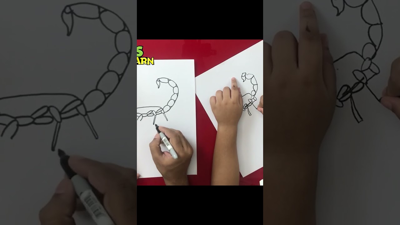 How To Draw easy Scorpio step by step #shorts