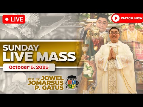 SUNDAY FILIPINO LIVE MASS TODAY II OCTOBER 5, 2025 II FR. JOWEL JOMARSUS GATUS