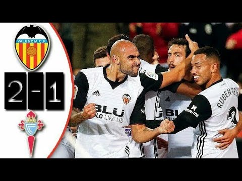 Valencia vs Celta Vigo 2 - 1 ● all goals and extended highlights ● 9/12/17 ● HD●