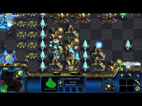 [Cross_tv1] 2v3 Reaver and Tank Recall | Starcraft Fastest Map Protoss