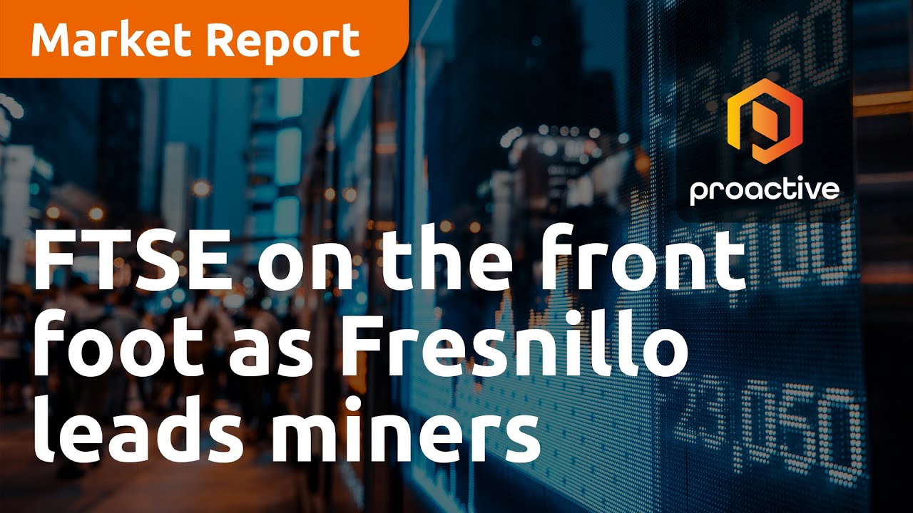 FTSE on the front foot as Fresnillo leads miners higher but Ocado slips - Market Report