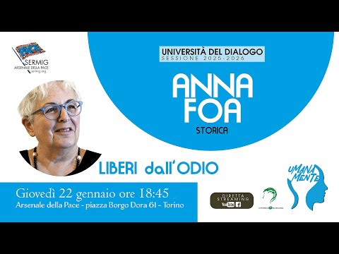 Anna Foa al Sermig - Università del Dialogo