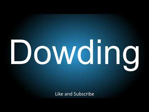 How to correctly pronounce - Dowding.