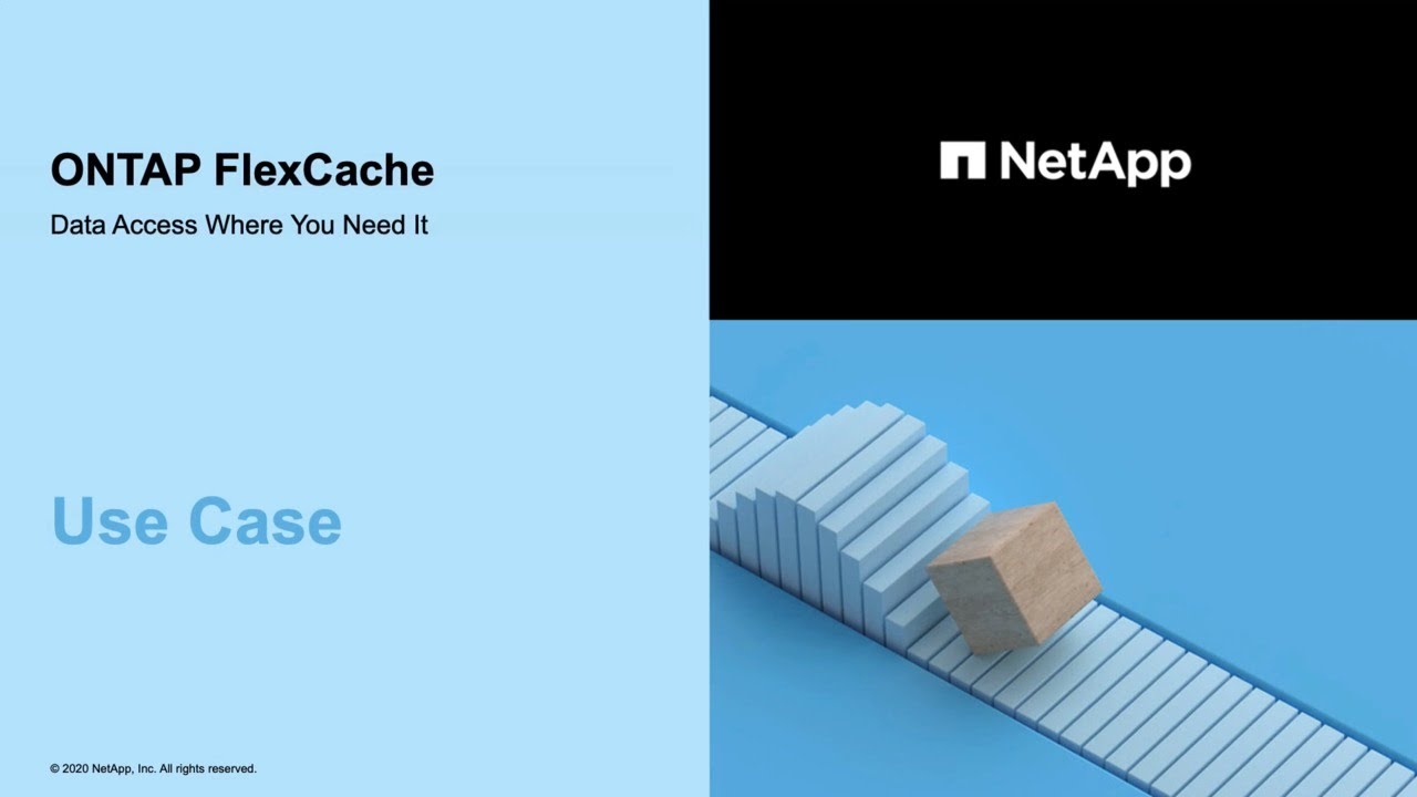 ONTAP FlexCache - Use Case
