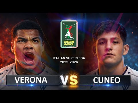 Verona vs Cuneo | Italian Volleyball LVF SerieA1 2025/2026