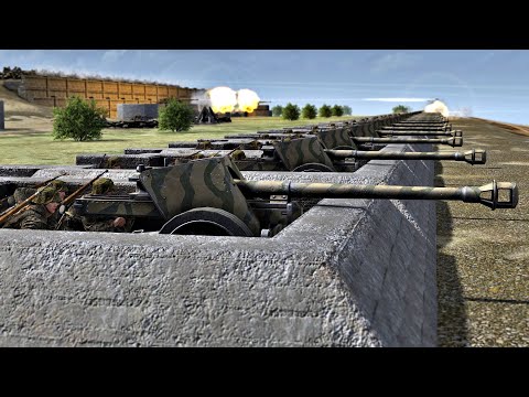 GERMAN SUPERFORTRESS vs ALLIED ASSAULT | Gates of Hell