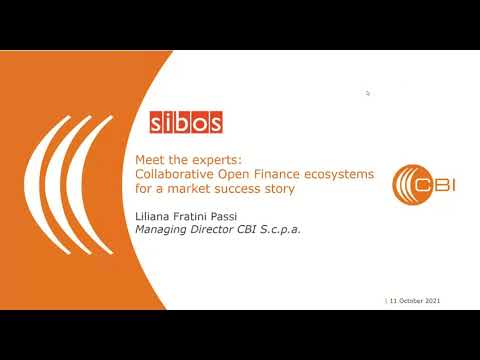 SIBOS 2021 - Meet the experts:  Collaborative Open Finance ecosystems for a market success story