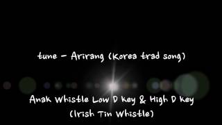 Anak Whistle Low D key &amp; High D key - Arirang (Irish Tin Whistle)