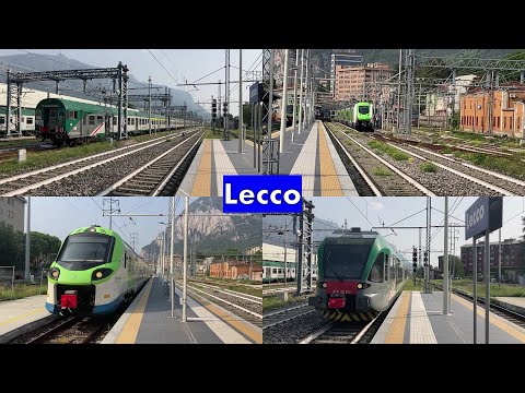 Treni del Basso Lario [parte 2/2]: stazione di LECCO!