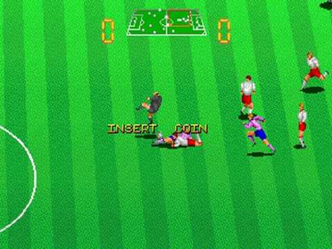 Hat Trick Hero (Taito 1990)  Attract Mode 60fps