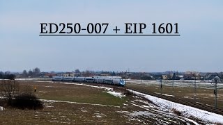 preview picture of video '[ PKP Intercity ] ED250-007 jako EIP1601 @Lubliniec #2015-02-15'