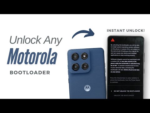 How to Unlock Bootloader of any Motorola: Instant Unlock Moto