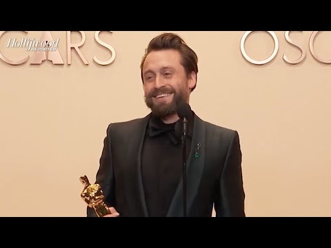 Kieran Culkin Reacts Backstage to Oscar Win: "I'm Not Fully Inside My Body Right Now" | Oscars 2025