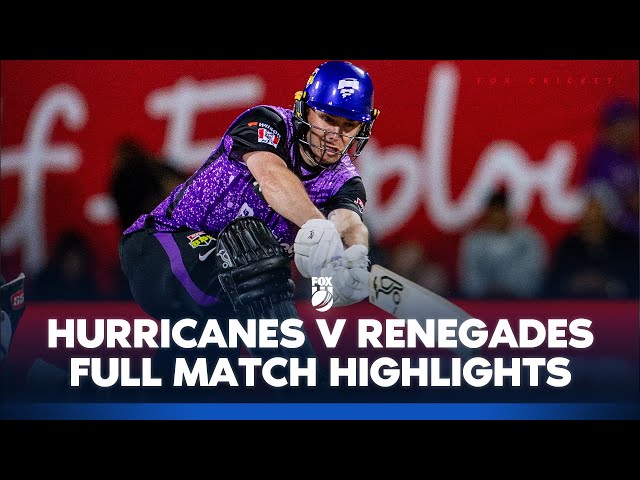 Hobart Hurricanes vs. Melbourne Renegades | Full Match Highlights | 14/01/25 | BBL | Fox Cricket Hobart Hurricanes vs. Melbourne Renegades | Full Match Highlights | 14/01/25 | BBL | Fox Cricket