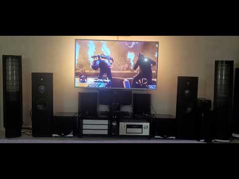 Martin Logan VS Infinity kappa (7) preamp Denon x7200 amp Rotel rmb-1077