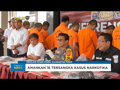 POLRES PPU UNGKAP KASUS NARKOTIKA DALAM OPERASI ANTIK MAHAKAM 2024