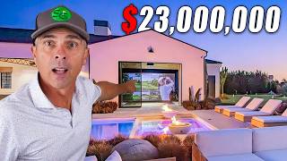 Tour this Pro Athletes $23,000,000 Home with Epic Golf Simulator Room!