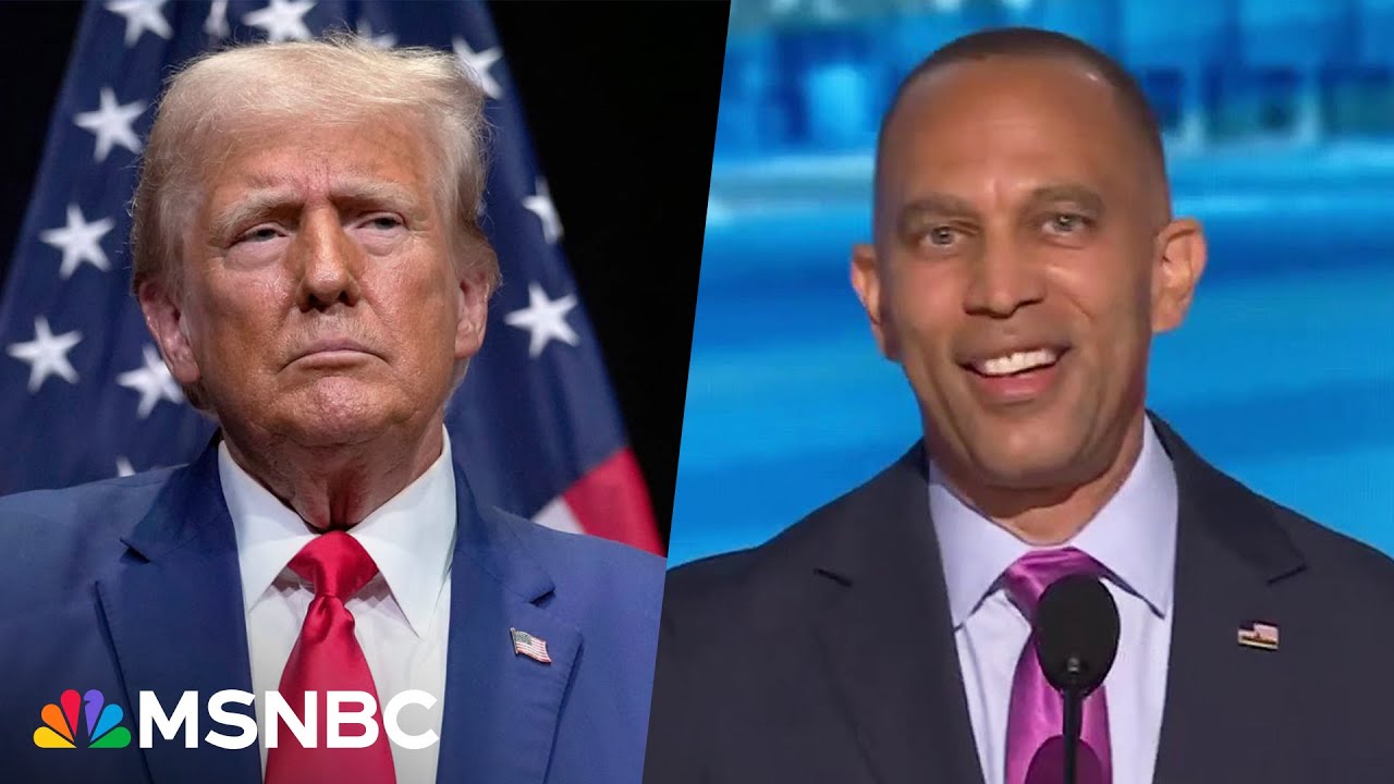 'Bro, we broke up with you for a reason!': Jeffries goes after Trump on the DNC stage I Full Speech