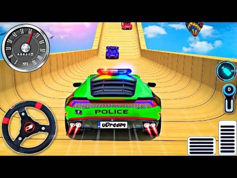 US Police Car Racing Stunt 3D - Impossible Mega Ramps Drive Android Gameplay