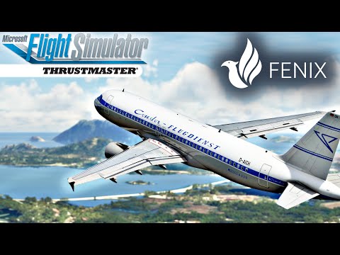 FENIX A320! Endlich geht es los! Flight Simulator LIVE mit Thrustmaster TCA! AeroSimGermany