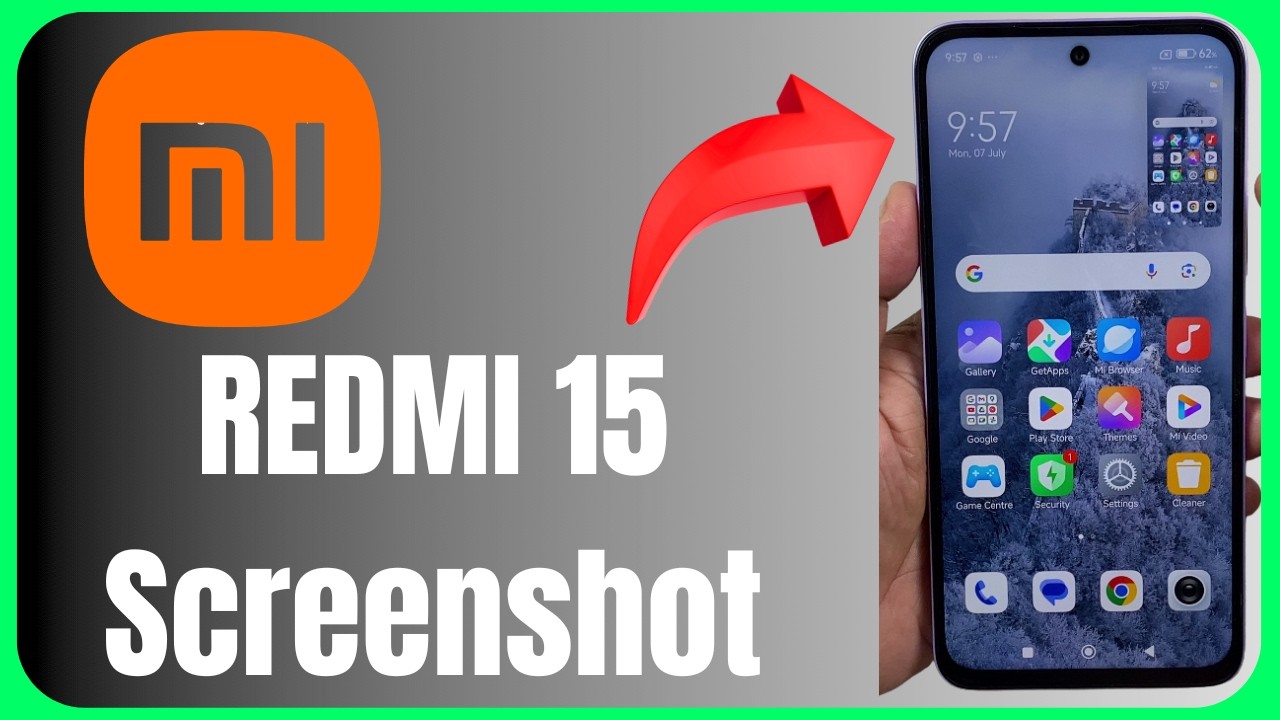 📸 Redmi 15 Screenshot 😱📱 | Easy Screenshot Tutorial