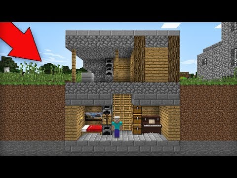 ОН ВСЁ ЭТО ВРЕМЯ ЖИЛ ПОД МОИМ ДОМОМ В МАЙНКРАФТ 100% ТРОЛЛИНГ ЛОВУШКА MINECRAFT СЕКРЕТНЫЙ ДОМ В МАЙН