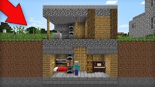 ОН ВСЁ ЭТО ВРЕМЯ ЖИЛ ПОД МОИМ ДОМОМ В МАЙНКРАФТ 100% ТРОЛЛИНГ ЛОВУШКА MINECRAFT СЕКРЕТНЫЙ ДОМ В МАЙН