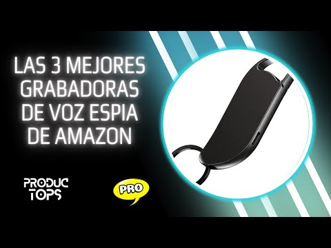 👍 Las 3 mejores grabadoras de voz espía de Amazon [2024]