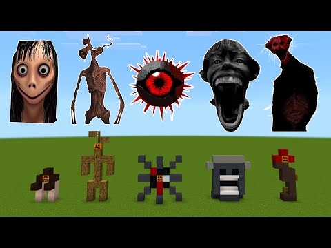 NEVER SPAWN MOMO, Siren Head, Mr.Sun, Scp 67 & The Boiled One in Minecraft