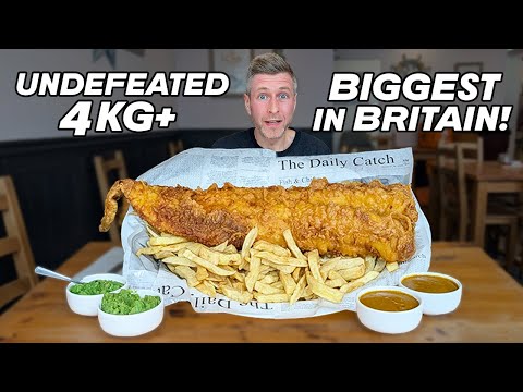 QUESTA SFIDA DI FISH & CHIPS È LA PIÙ GRANDE DEL REGNO UNITO? LA SFIDA VIRALE DI ARCHIE