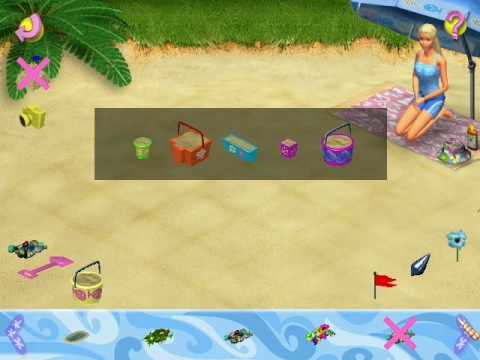 barbie beach vacation pc