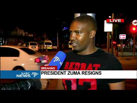 Pretoria, after Zuma’s resignation