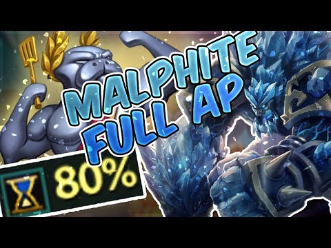 MALPHITE FULL AP URF 2017 BATTLE SNOW - Ultra Rapid Fire MALPHITE FULL AP CHRISTMAS MAP