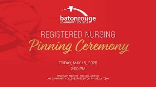 Spring 2026 Registered Nursing Pinning Ceremony