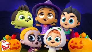 Five Little Monsters | Halloween Songs for Kids | Scary Nursery Rhymes | Spooky Cartoons – Kids Tv