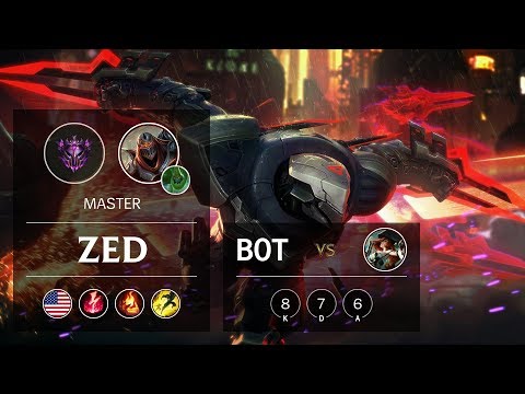 Zed Bot vs Miss Fortune - NA Master Patch 9.23