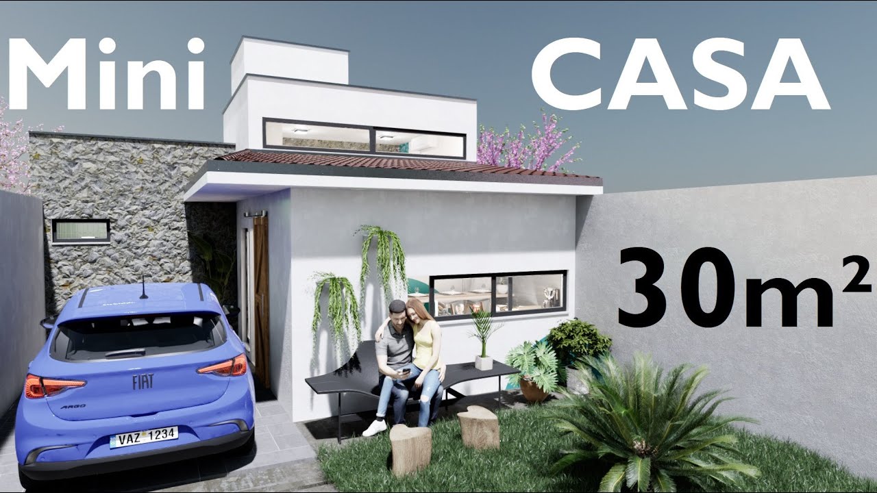 MINI HOUSE OF 30 SQUARE METERS - KITNET IDEA