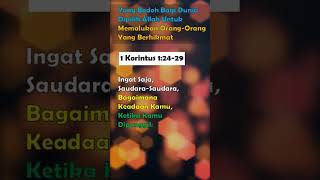 Download lagu Apa Yang Bodoh Bagi Dunia  Dipilih Allah Untuk Memalukan Orang-orang Yang Berhikmat (1 Kor 1:24-29) mp3