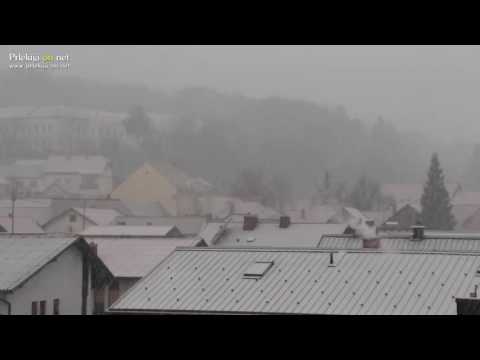 Snežna ploha v Ljutomeru