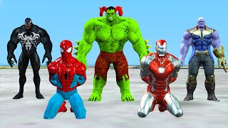 Siêu nhân người nhện | Spider Man roblox rescues 3 thor vs Iron Man vs Hulk vs Venom 3 vs Deadpool 3