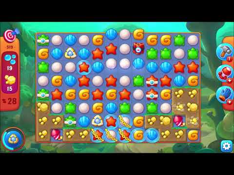 Fishdom Level 519 walkthrough #fishdom #gaming